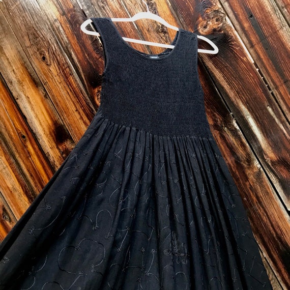 90s Vintage Embroidered Dress - image 1