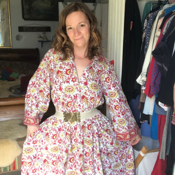 Vintage Ramona Rull Muu Muu/dress (pockets!)
