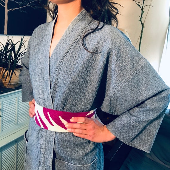 Handmade Demin Quilted Robe/Coverup