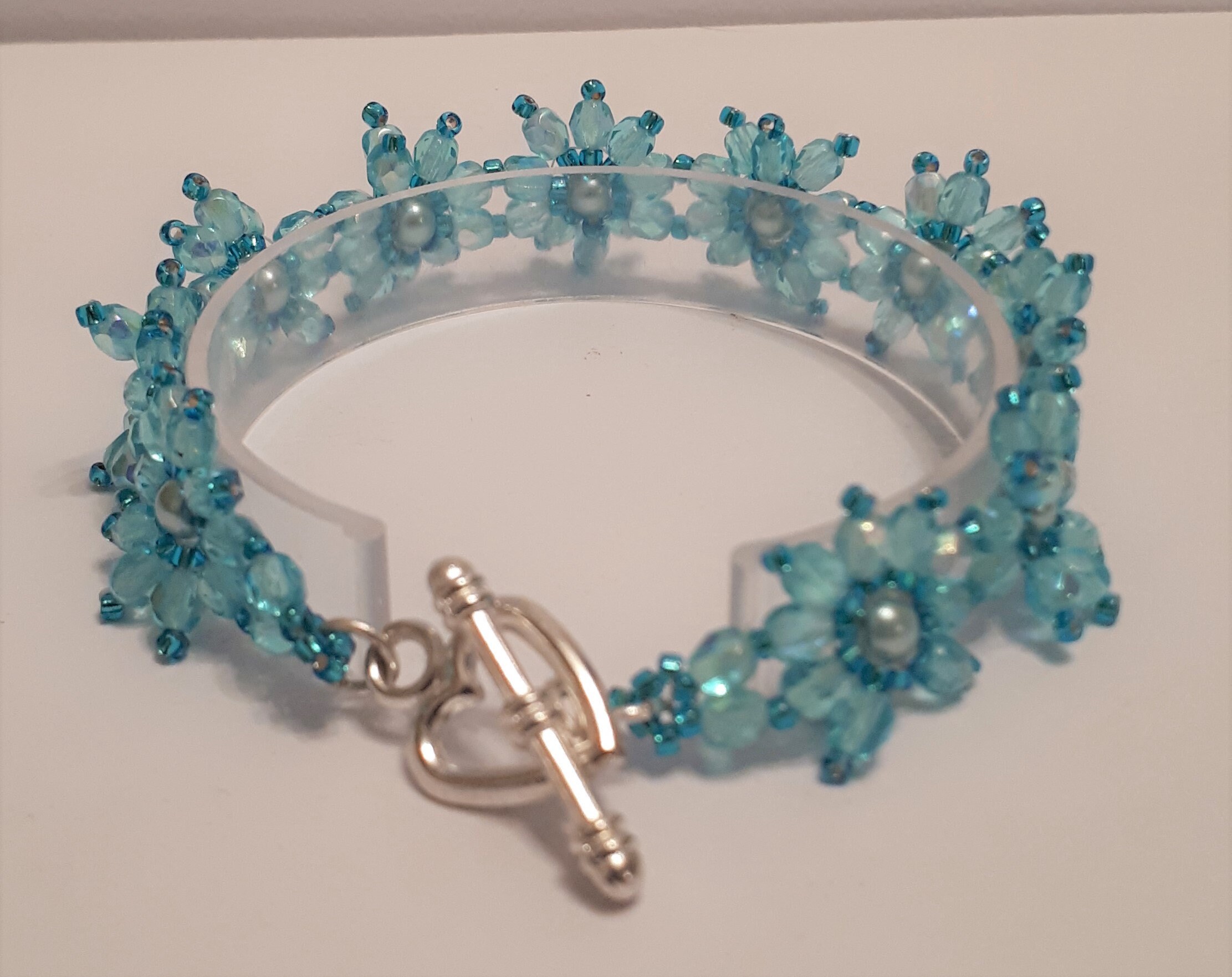 Turquoise Crystals Clay Beads Shamballa Bracelet - Ephori London - Luxury  custom natural stone beaded bracelets