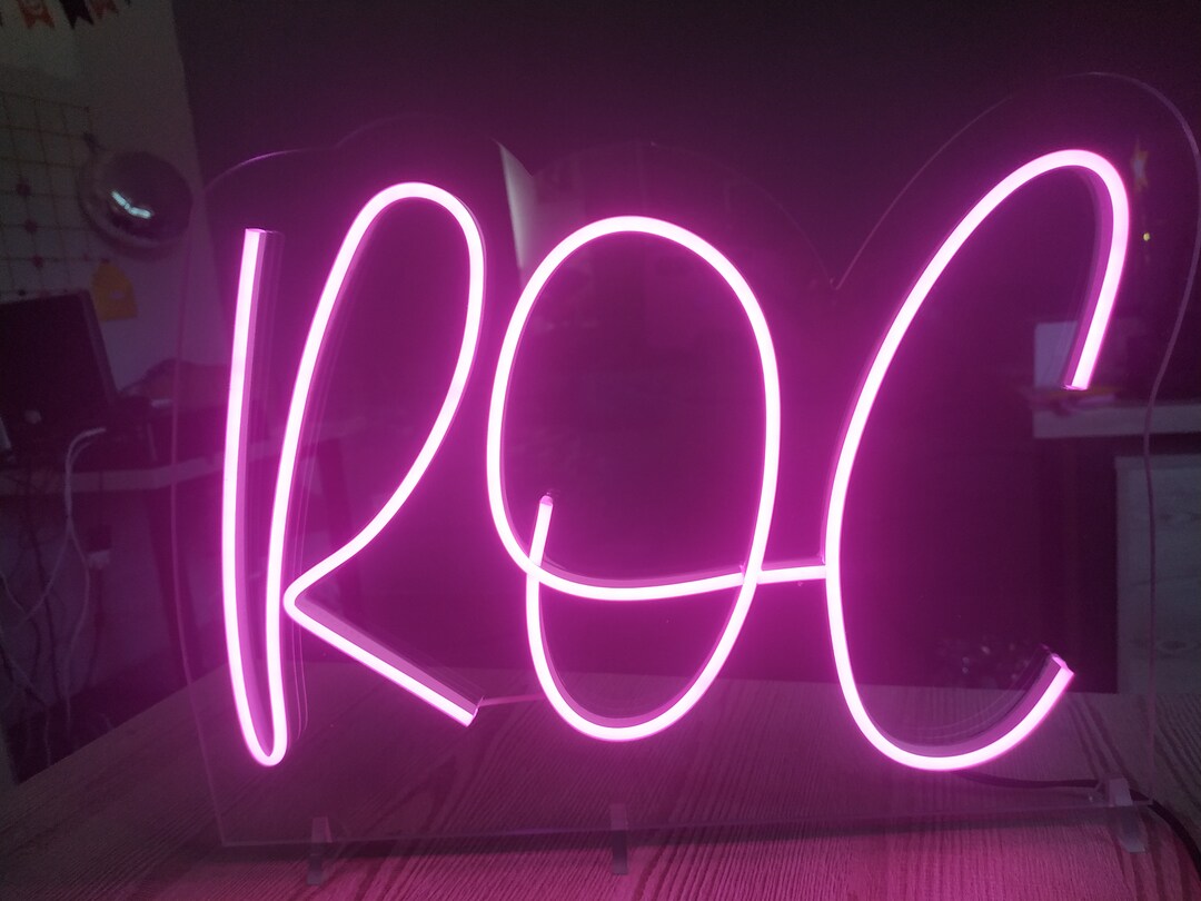 Custom Neon Sign Large, Neon Sign Custom Bedroom, Personalized Name