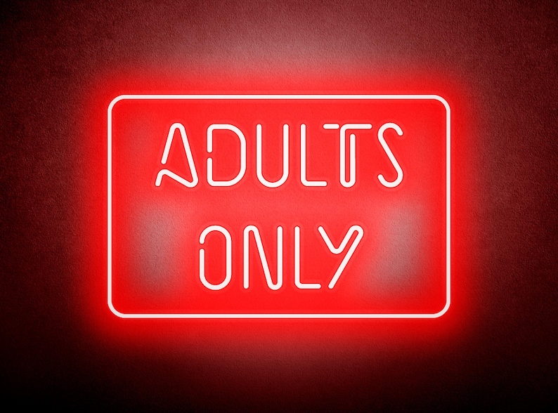 Adults Only Signadults Only Neon Signadult Neon Signneon - Etsy Australia