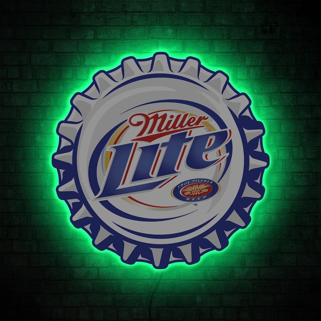 Miller Lite Neon Sign,miller Lite Label,miller Lite Light Sign,miller