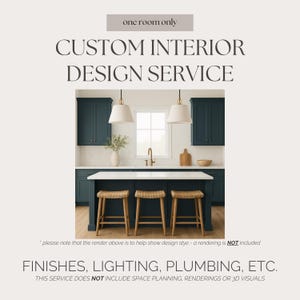 Kitchen Interior Design | Custom Kitchen Design Services | E-Design | Affordable Interior Design | Mood Board