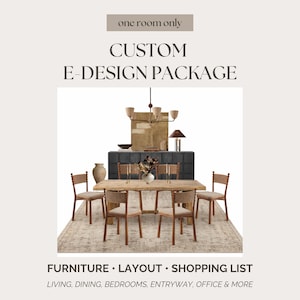 Affordable Online Interior Design | Custom Room Design Help | Virtual Interior Designer | Mood Board Package