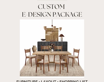 Affordable Online Interior Design | Custom Room Design Help | Virtual Interior Designer | Mood Board Package