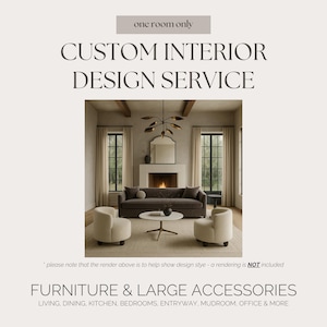 Custom Interior Design | Room Design | Home Design | E-Design Services | Design Mood Board | Online Interior Design