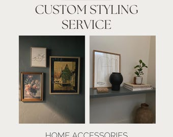 Interior Design Styling Service | Custom Styling Decor | Online Interior Designer | Accessory Mood Board | Home Accessories | Home Decor