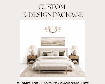 Aangepaste kamerontwerp | Online interieurontwerpservice | E-design moodboard | Virtuele kamer make-over | Betaalbare interieurontwerper