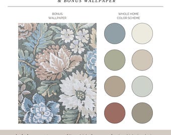 Sea Salt Sherwin Williams Paint Palette | Whole House Interior Colors | Coastal & Neutral Digital Guide