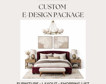 Online Interior Design Service | Custom Room E-Design | Virtual Room Makeover | Mood Board & Shopping List | Affordable Decor Help