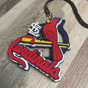 St. Louis Cardinals Carved Metal Key Chain (F  - .com