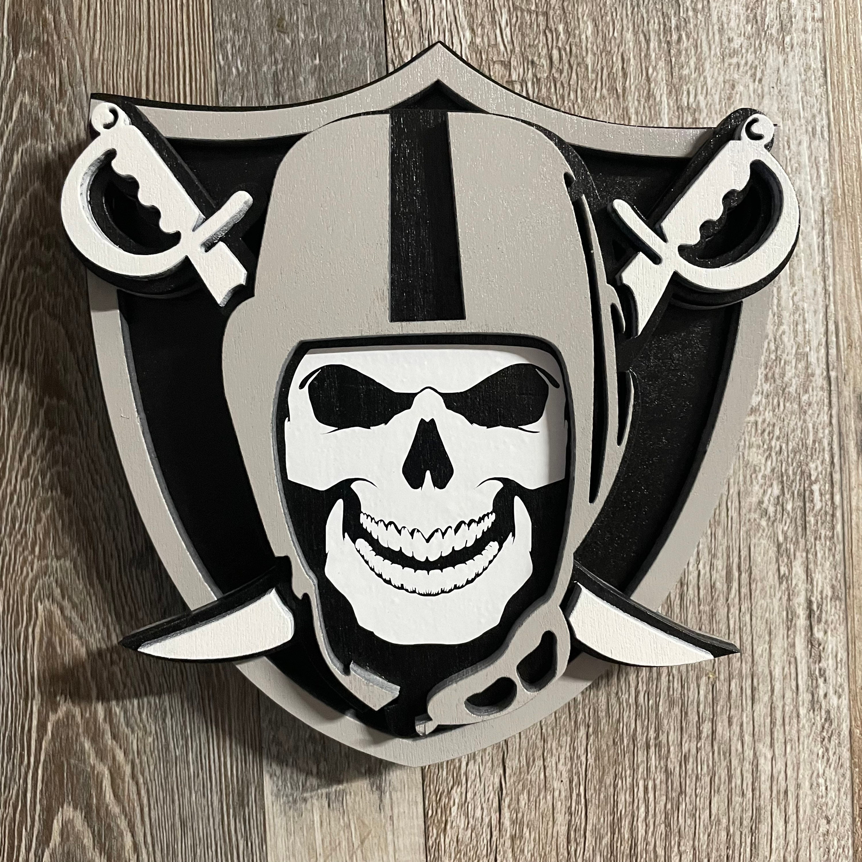 Las Vegas Raiders Logo Personalized Custom Name Wall Sticker Decal WP319