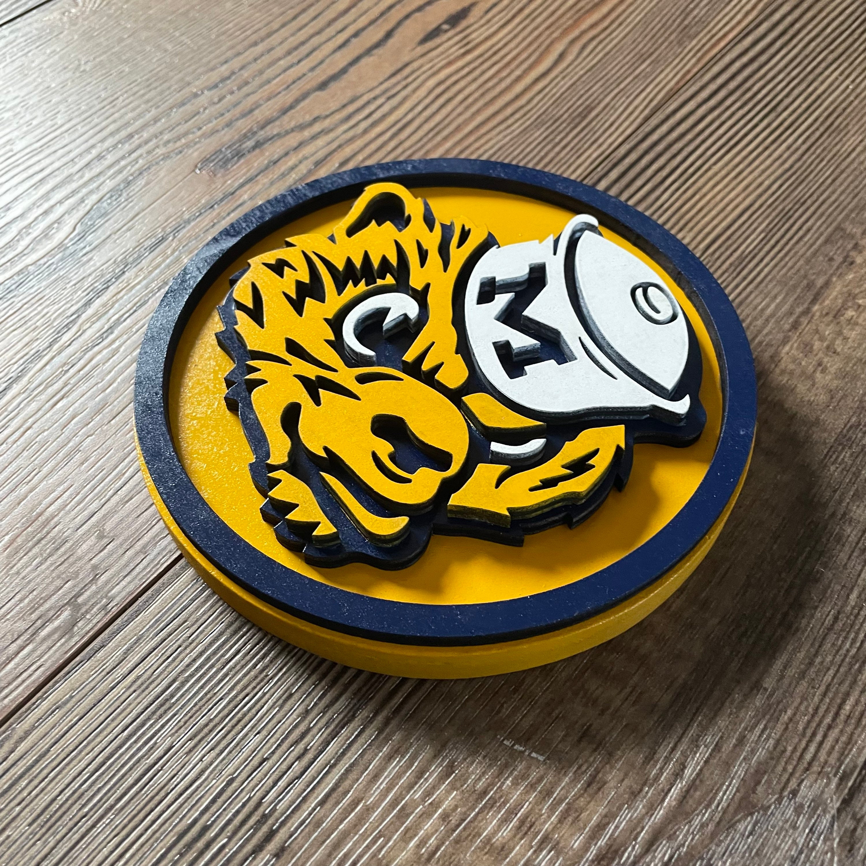 University of Michigan Wall Art College Sign Dorm Decor Etsy