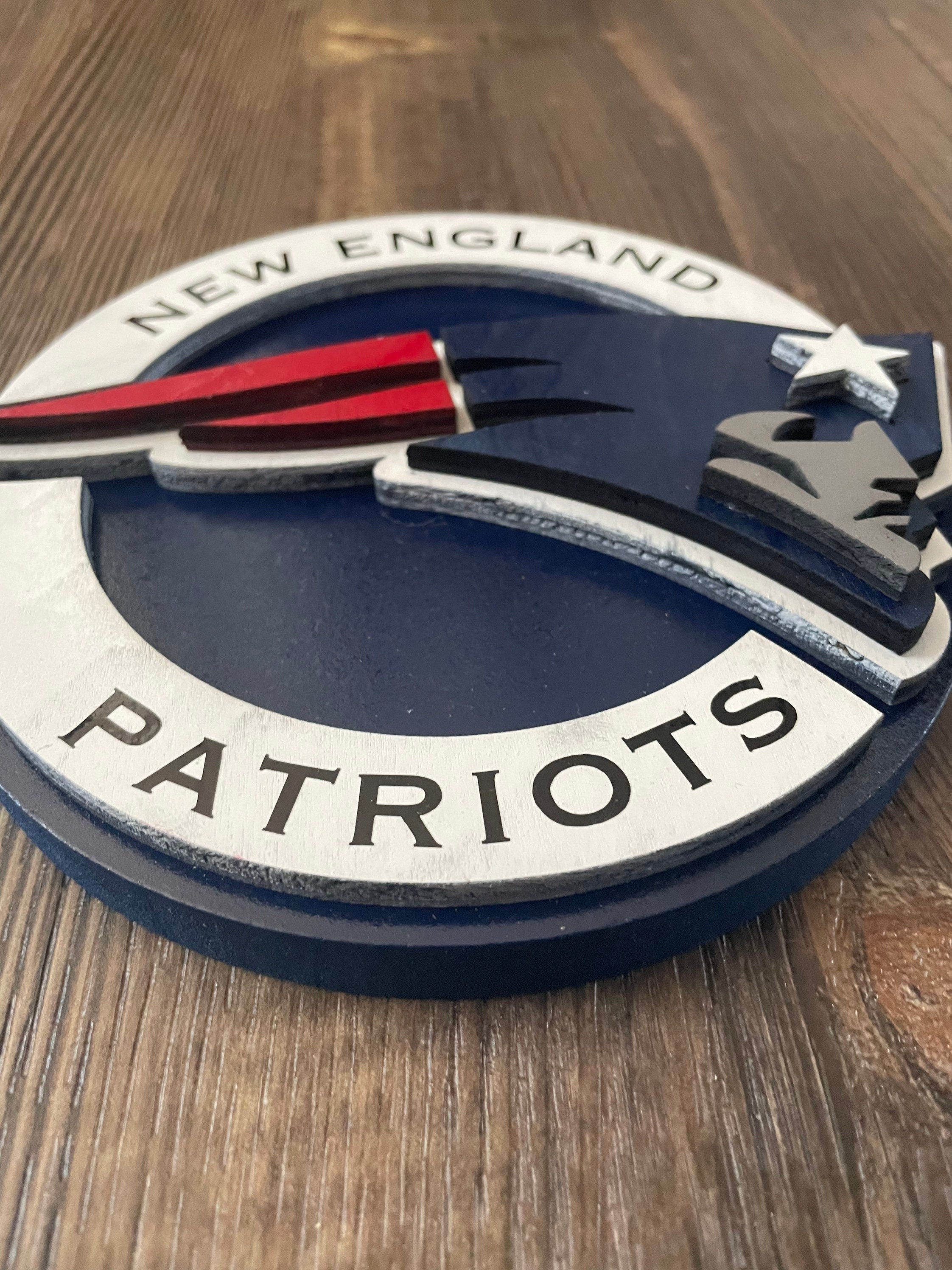 New England Patriots Wall Art 3D Patriots Wall Art Sports Etsy