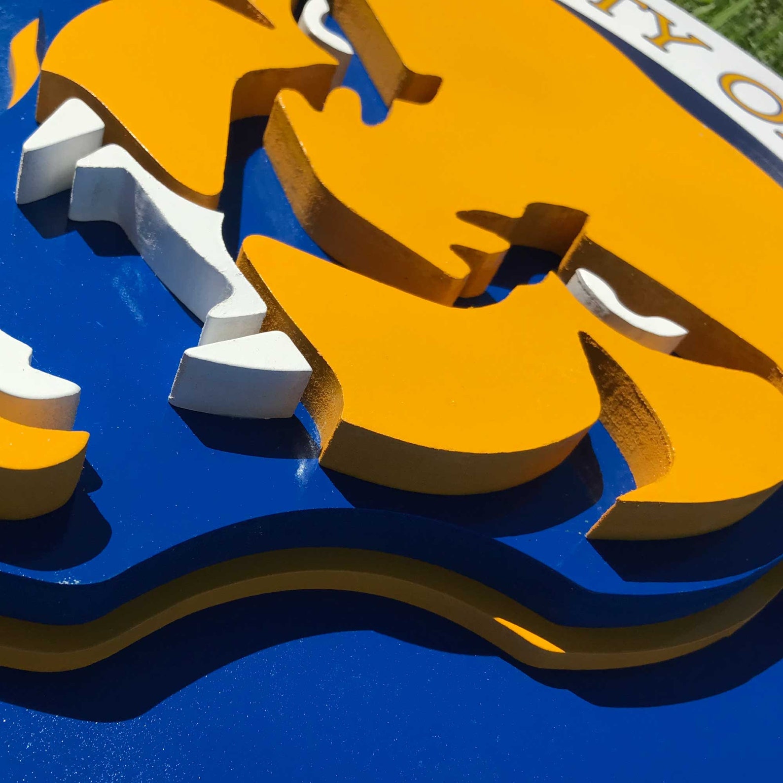 Large University Of Pittsburgh Wall Art Team Logo College Etsy