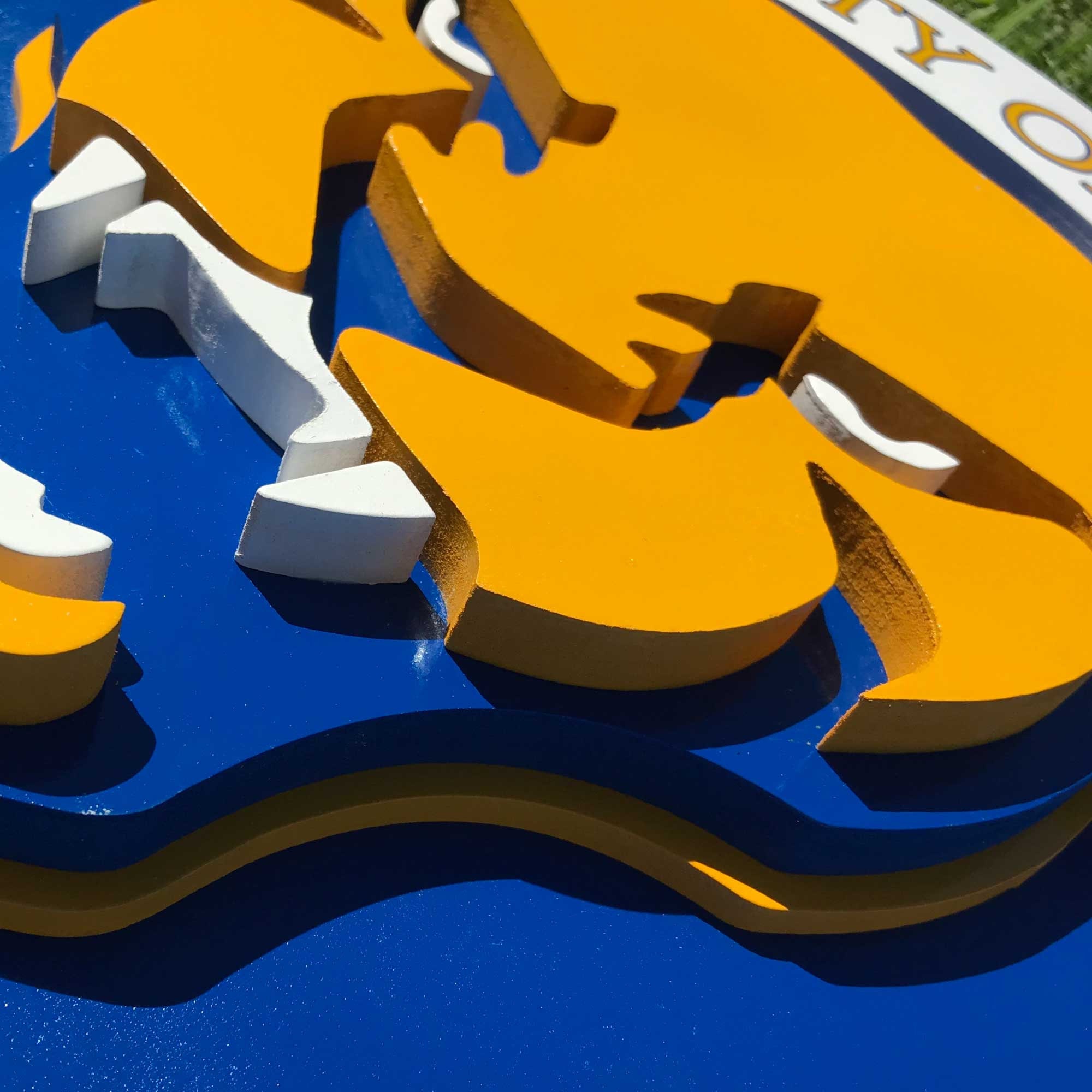 Large University of Pittsburgh Wall Art Team Logo College Etsy