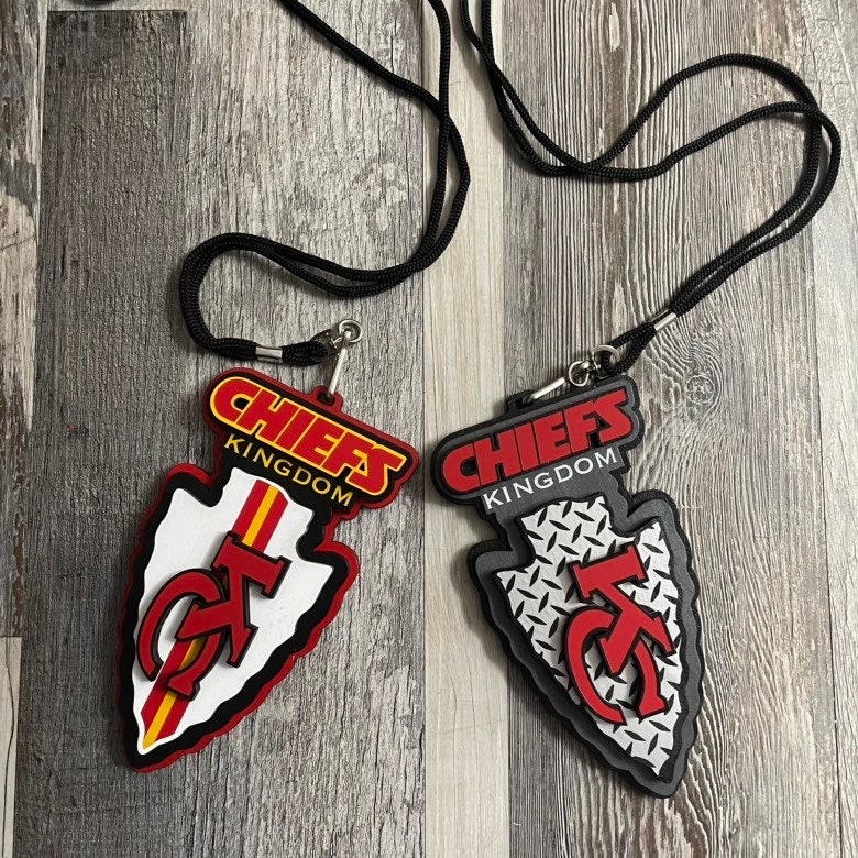 Kansas City Chiefs Lanyard badge and key holder Homemade