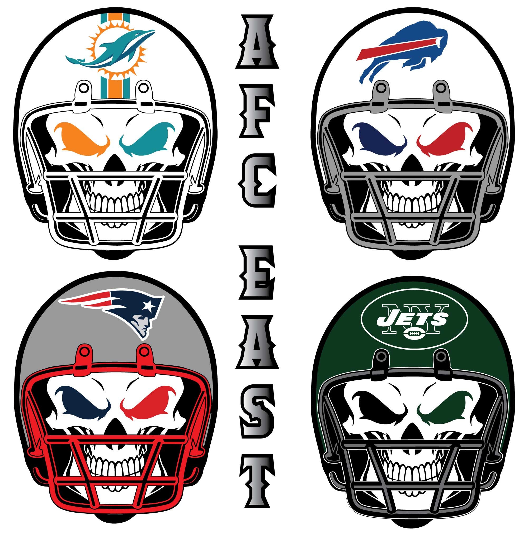 Large NFL Helmet Wood Sign Football Team Logo Wood Skull 3D Etsy