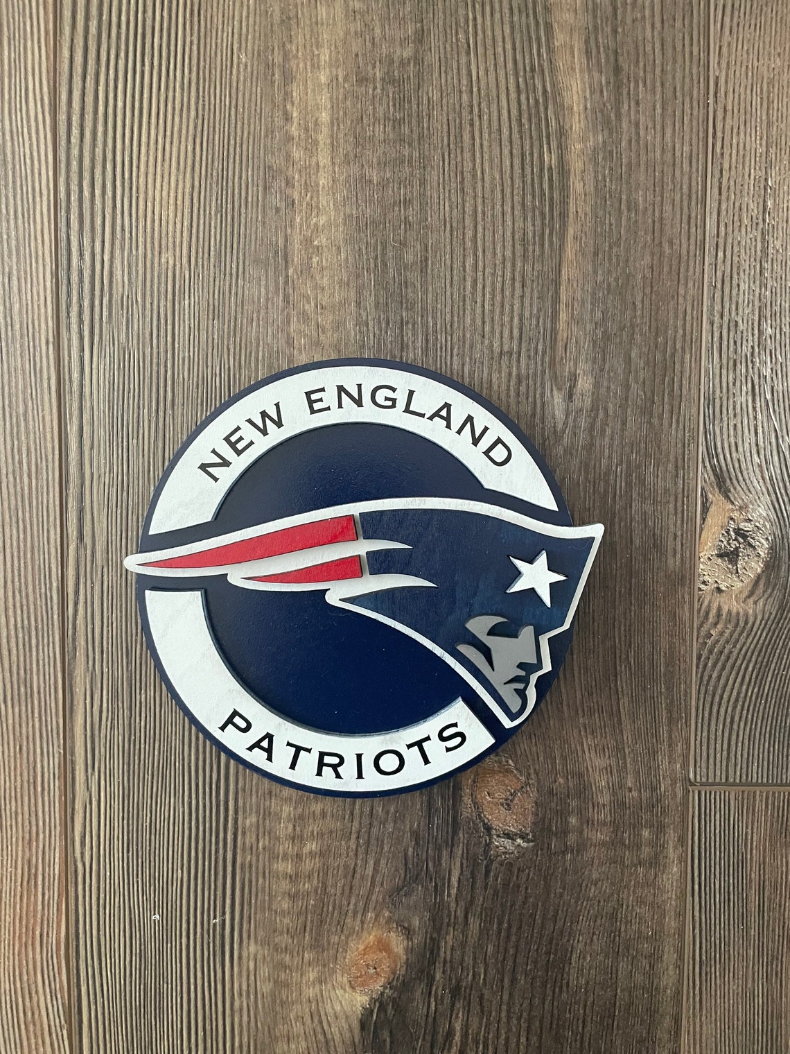 New England Patriots Wall Art 3D Patriots Wall Art Sports Etsy