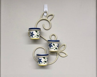 P7768 Partylite Summer Vine Wall Sconce Candle Holder