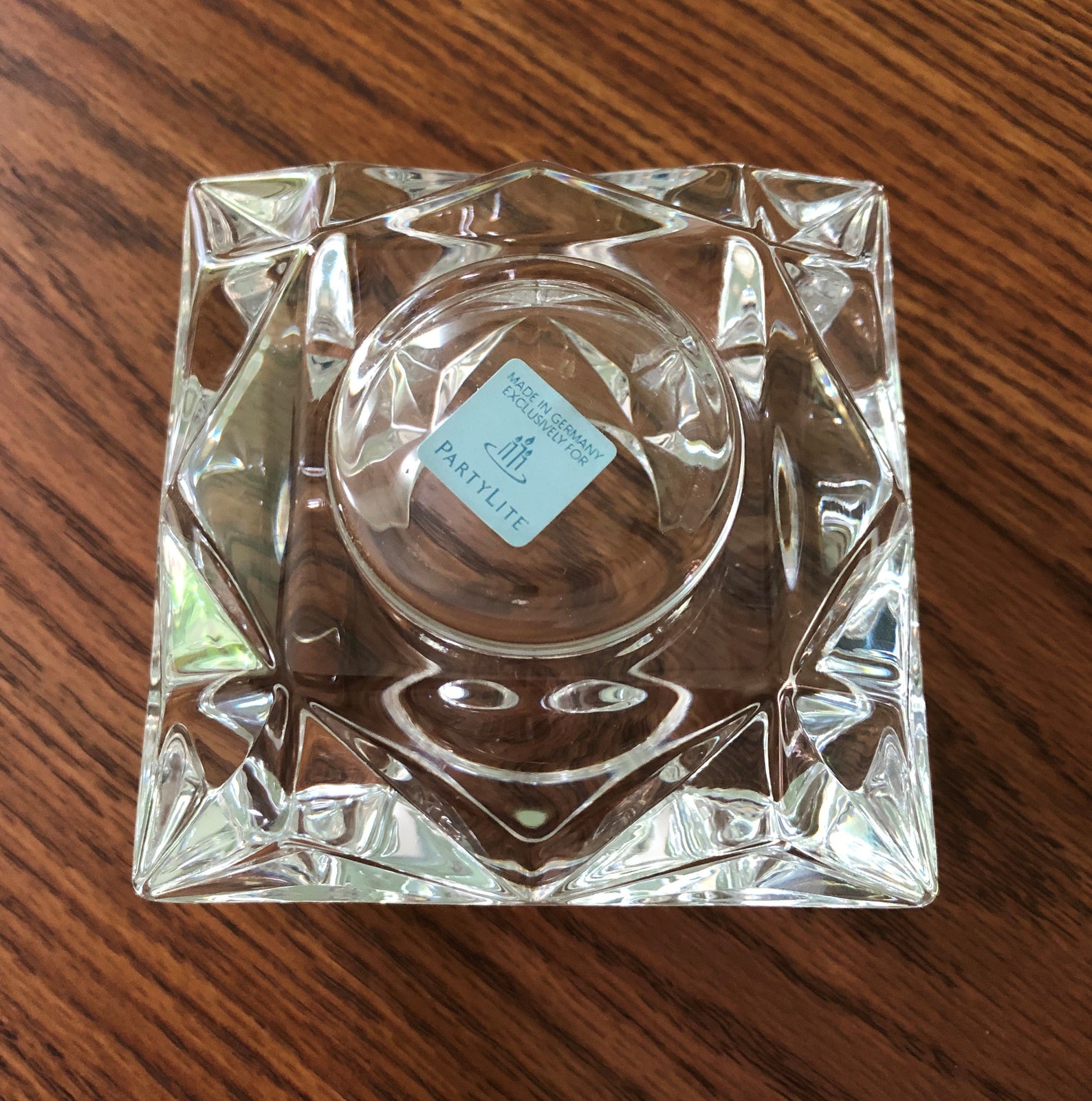 P0129 Partylite Quad Prism Candle Holder Etsy