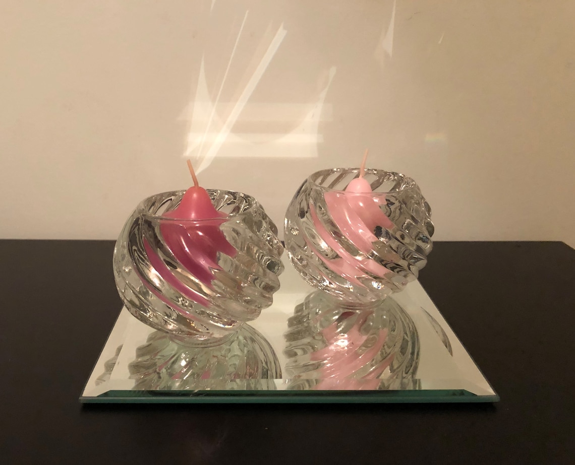 P0463 Partylite Illusions Candle Holder Pair Etsy UK
