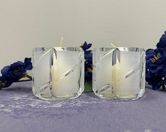 P0267 Partylite Counterpoint Candle Holder Pair