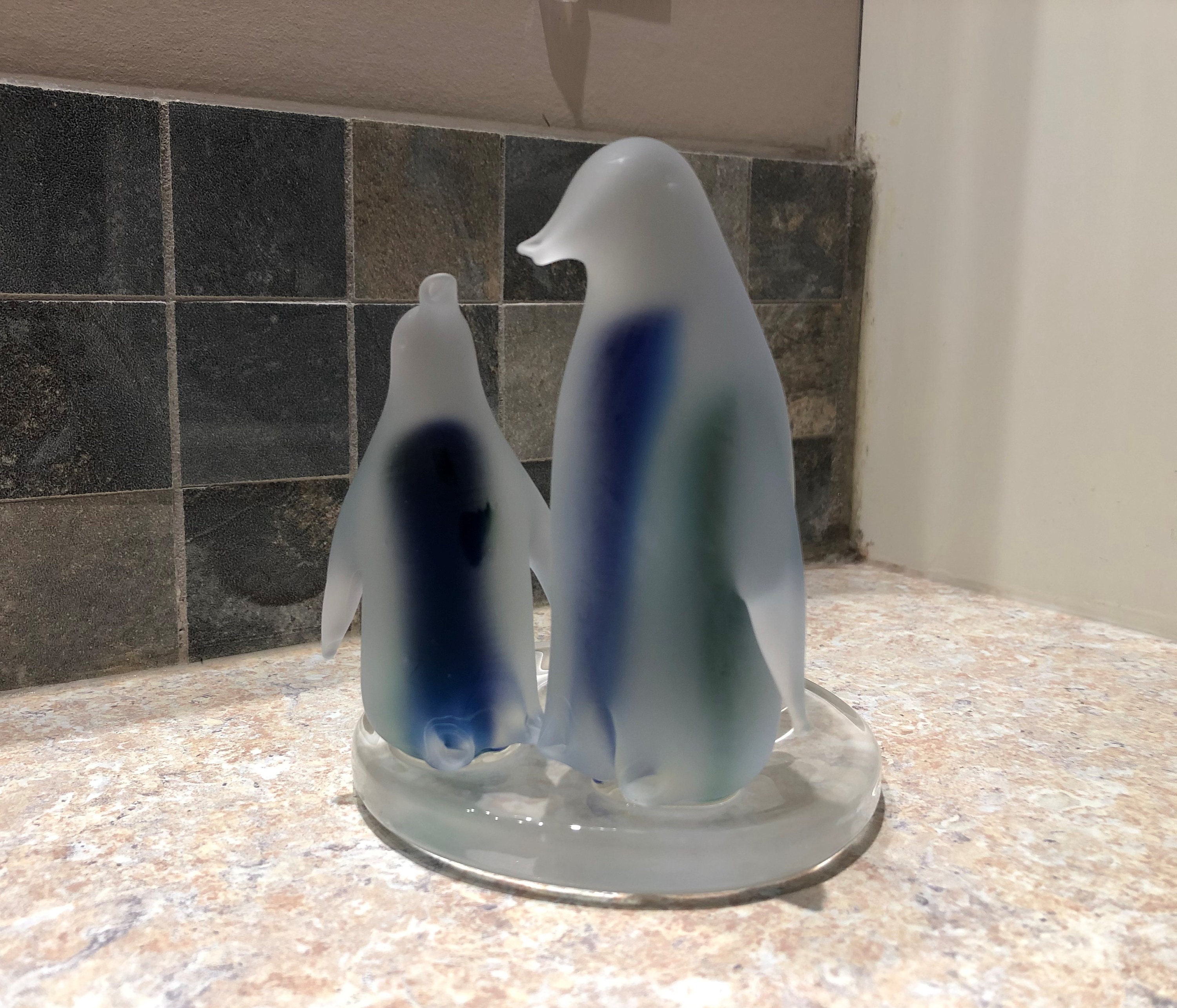 P7196 Partylite Penguin Candle Holder Etsy