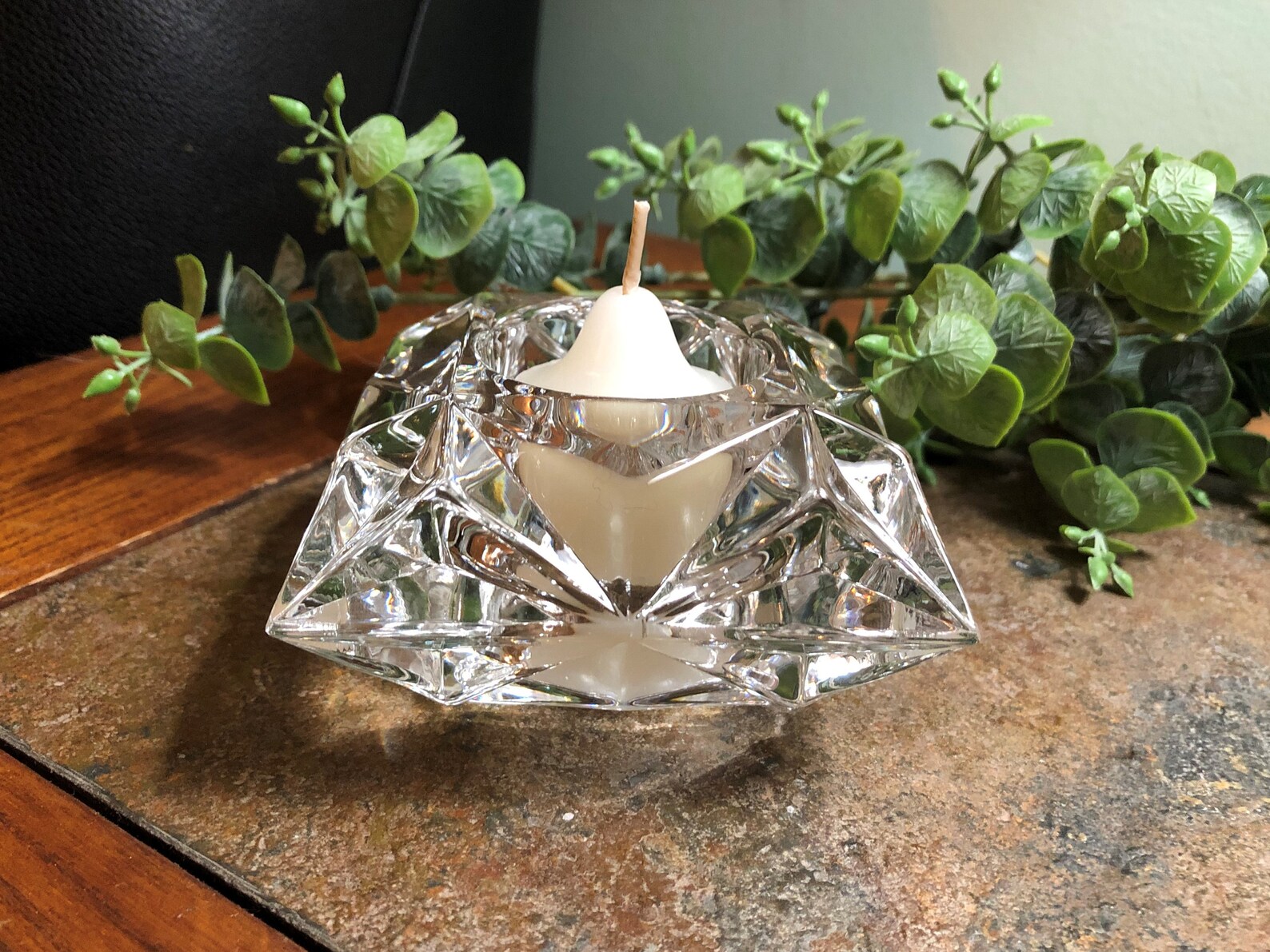 P0129 Partylite Quad Prism Candle Holder Etsy