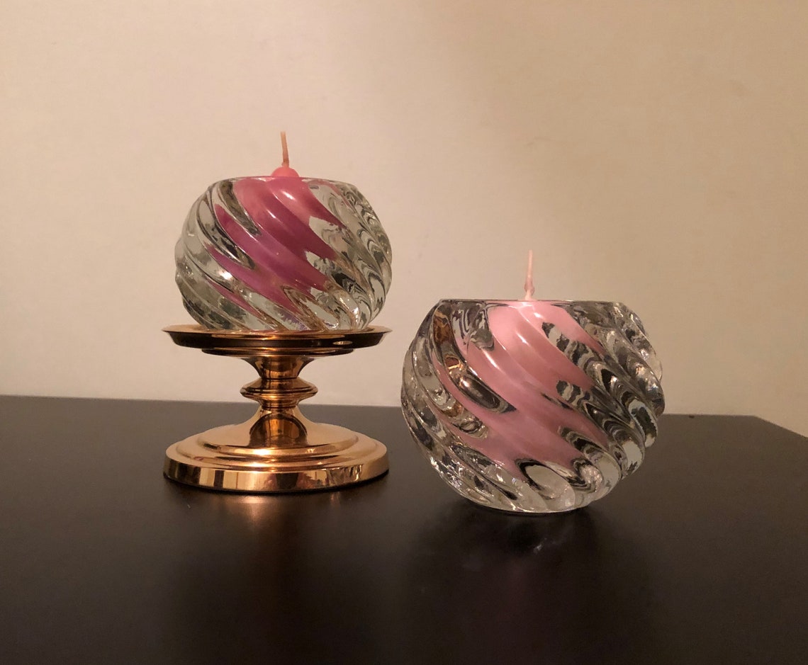 P0463 Partylite Illusions Candle Holder Pair Etsy