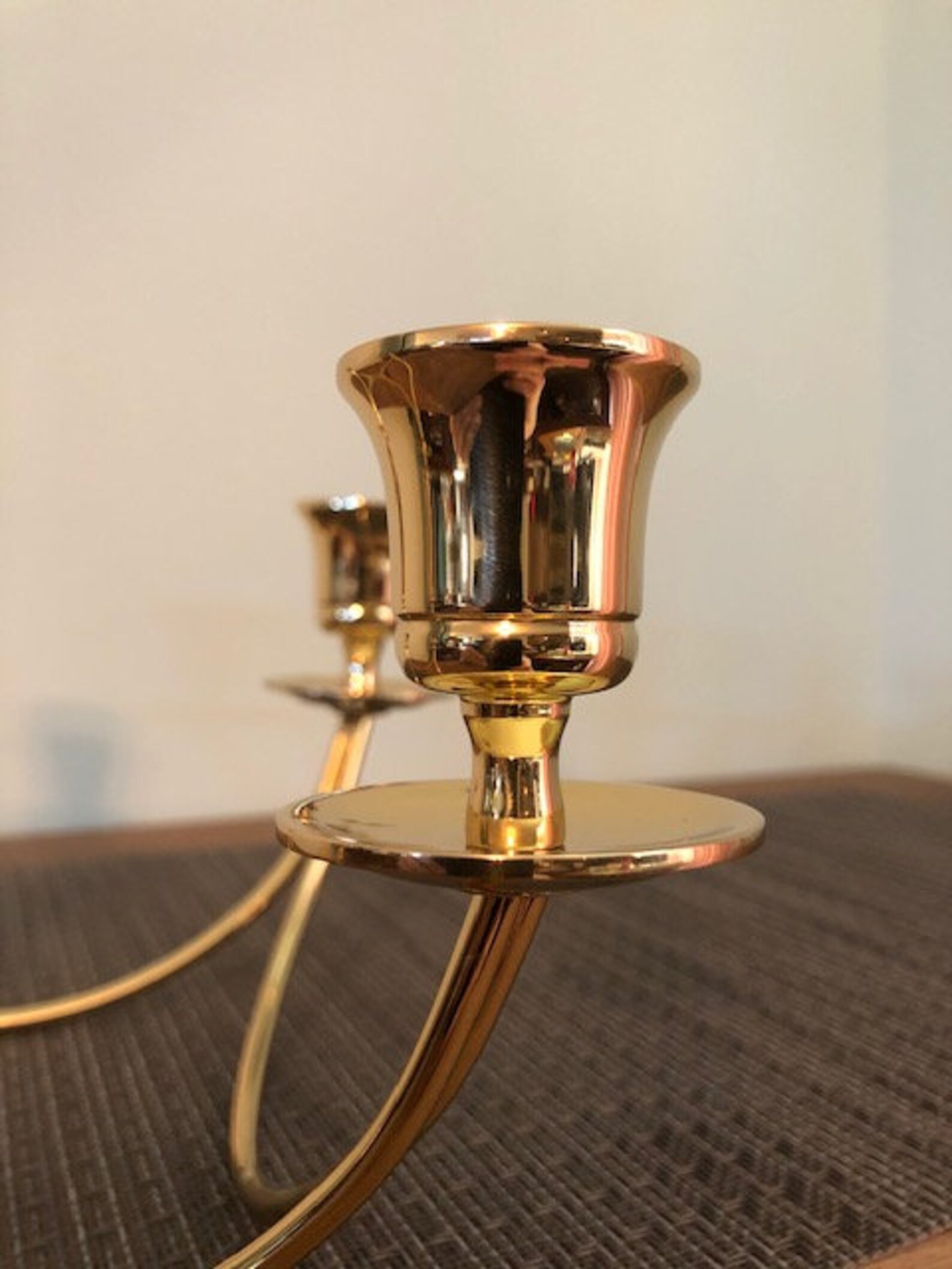 P0478 Partylite Quartet Brass Candle Holder Vintage Etsy