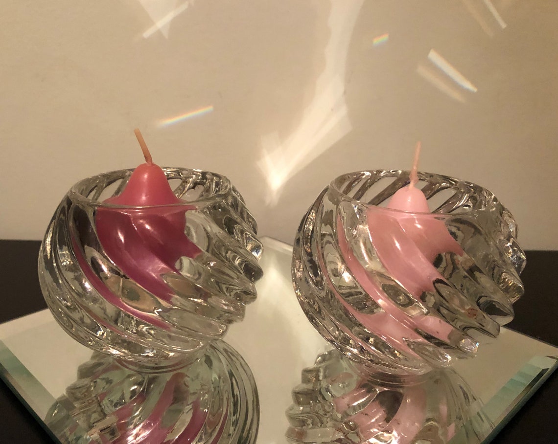 P0463 Partylite Illusions Candle Holder Pair Etsy UK