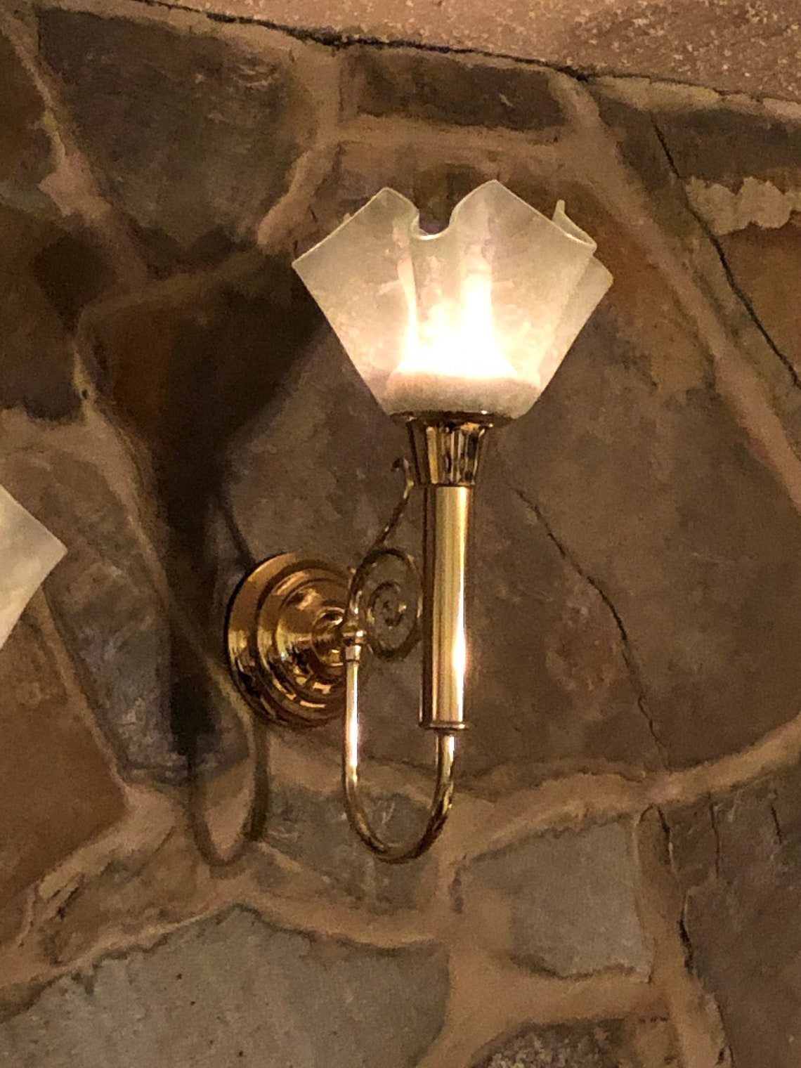 P0489 Partylite Wall Sconce Etsy