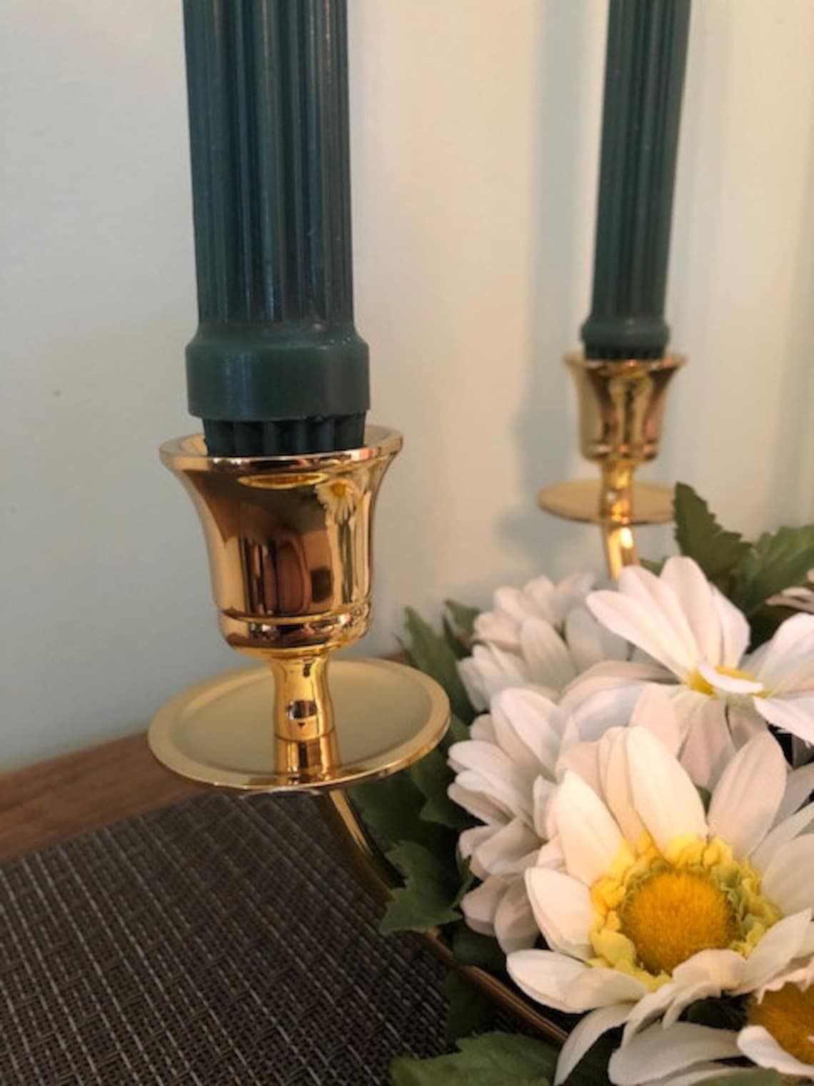 P0478 Partylite Quartet Brass Candle Holder Vintage Etsy