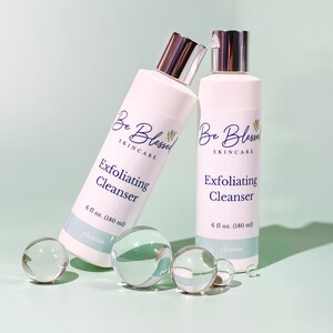 Exfoliating Cleanser with Glycolic Acid, Lactic Acid, Salicylic Acid, and Jojoba Beads