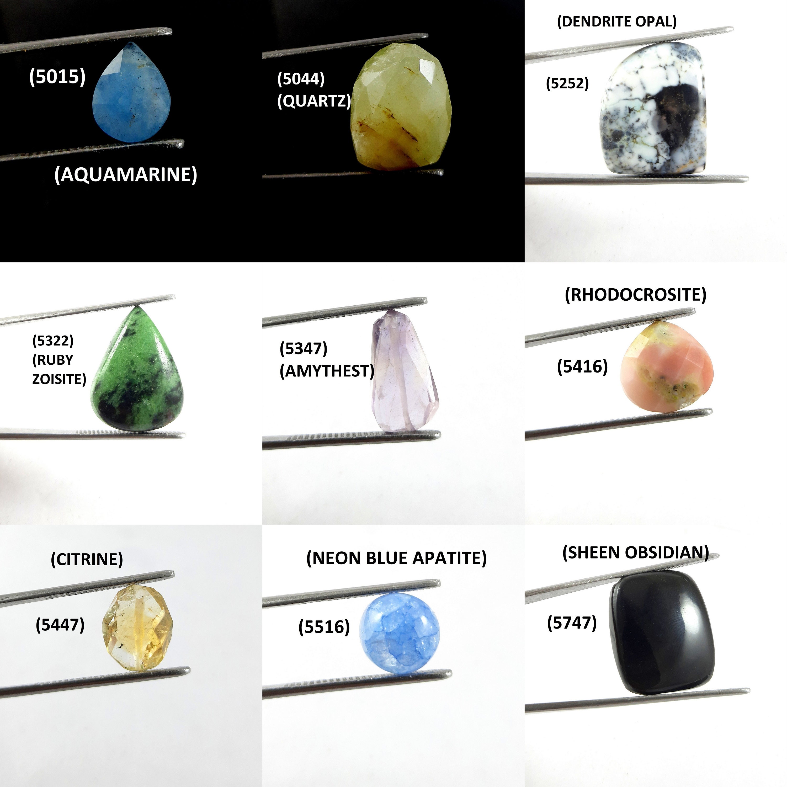 Natürliche Edelstein Perlen Lose - Gemischte Facettierte Steine Für Schmuckherstellung