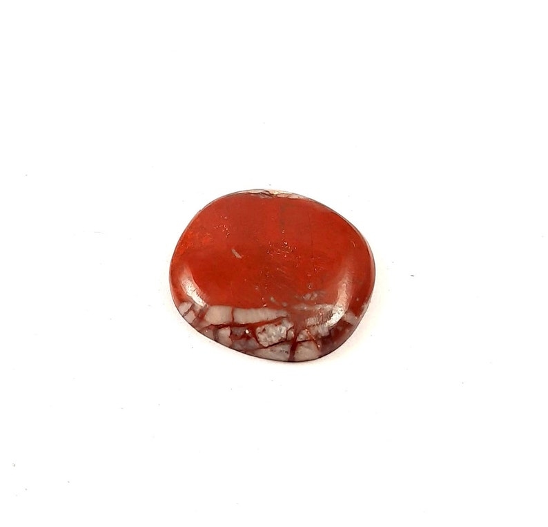 For Making Precious Jewelry Q-4012 Unique Coconut Jasper Cushion Shape Cabochons Loose Gemstone Dazzling Quality Jasper Gemstone 22 Ct