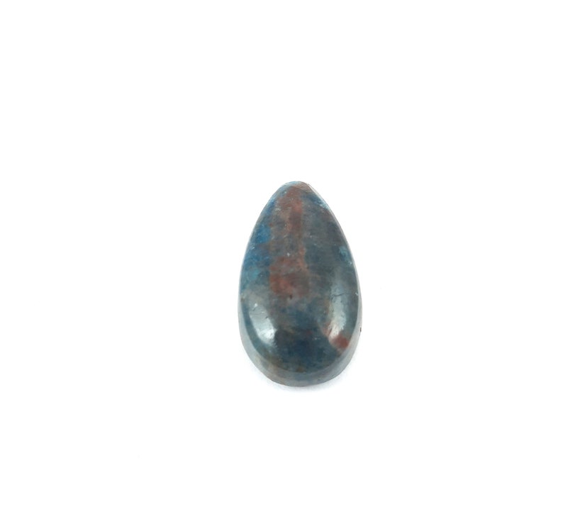 Amaze Quality Of Gemstone For Making Precious Jewelry Q-2850 Cabochon Loose Gemstone Apatite Pear Shape 24x13x7mm 19Ct