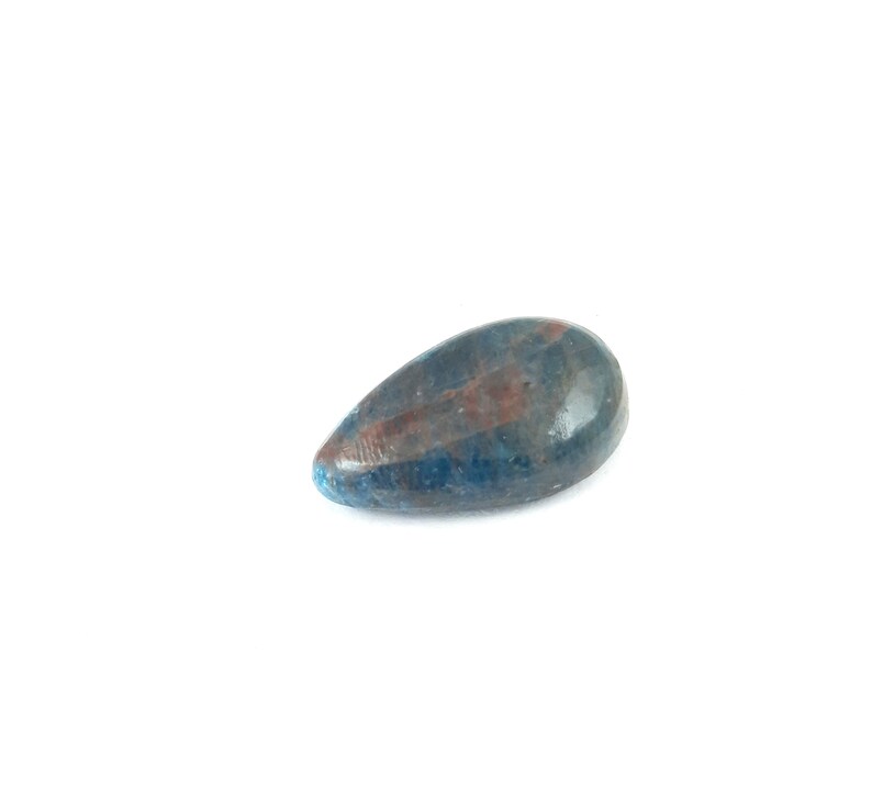 Amaze Quality Of Gemstone For Making Precious Jewelry Q-2850 Cabochon Loose Gemstone Apatite Pear Shape 24x13x7mm 19Ct