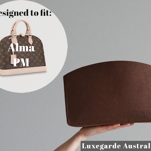 Alma PM Tote Bag Organizer / Bag Insert / Louis Alma PM Felt Purse Organizer Insert [L V bag NOT included]