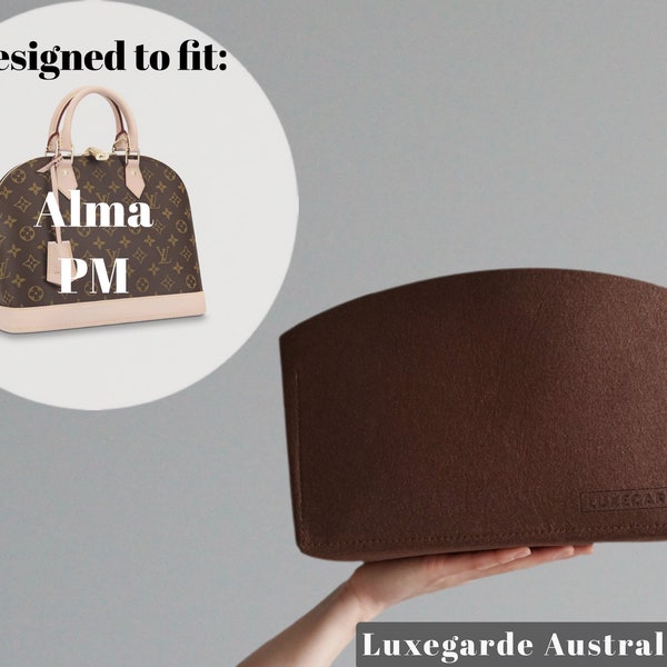 Alma PM Tote Bag Organizer / Bag Insert / Louis Alma PM Felt Purse Organizer Insert [L V bag NOT included]