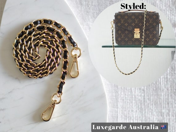 Replacement Handbag Necklace/Chain Strap Pouch for LV Felicie, Pochette  Silver