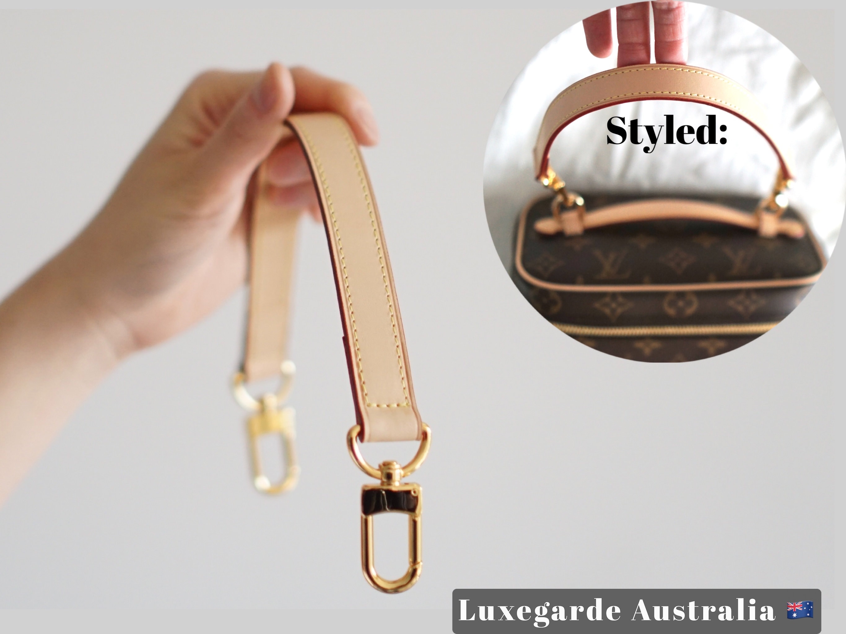 Louis Vuitton Monogram Bag Strap Belt Metis Shoulder Strap Crossbody 14” X  .75”