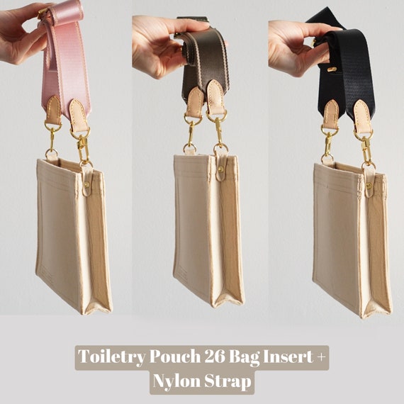 How to turn the Louis Vuitton Toiletry Pouch 26 into a Cross Body Bag with  this AMAZING Kit! 