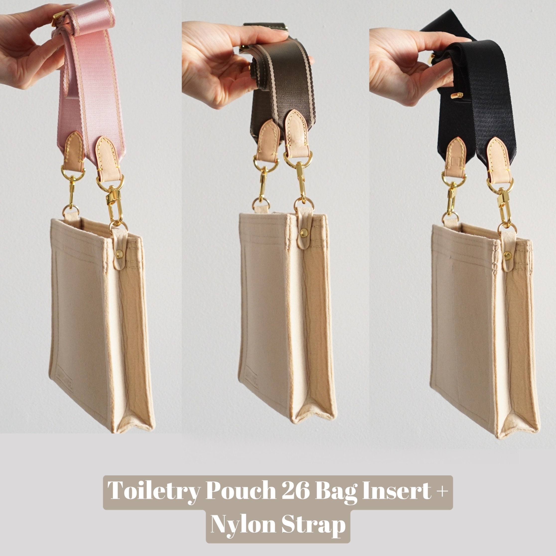 Toiletry Pouch 26 Bag Organizer Insert L V Toiletry Pouch 26 