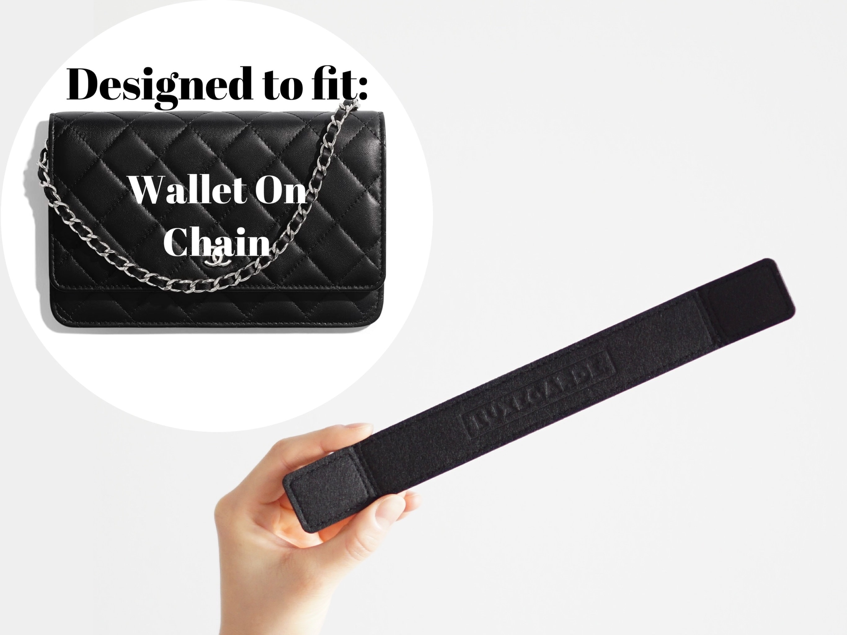 CHANEL Caviar Quilted My Everything Wallet On Chain WOC Black 1275830