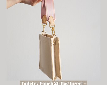 Bag Organizer/Insert Convert Crossbody Bag(D-rings for LV Toilette  pochette19 26