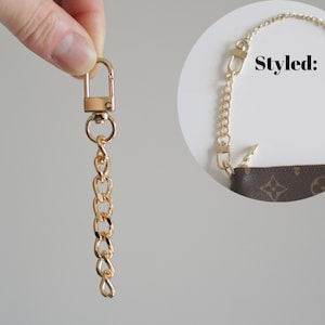 Bag Strap Chain Extender | For Mini Pochette Accessories, Coco Handle, Felicie, Favourite, Metis [BAGS ARE NOT Included]