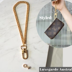 Pouch Converter Kit w/ Chain Strap and Pouch Converter Ring | | For Neverfull Pochette, Key Pouch [BAGS NOT Included]